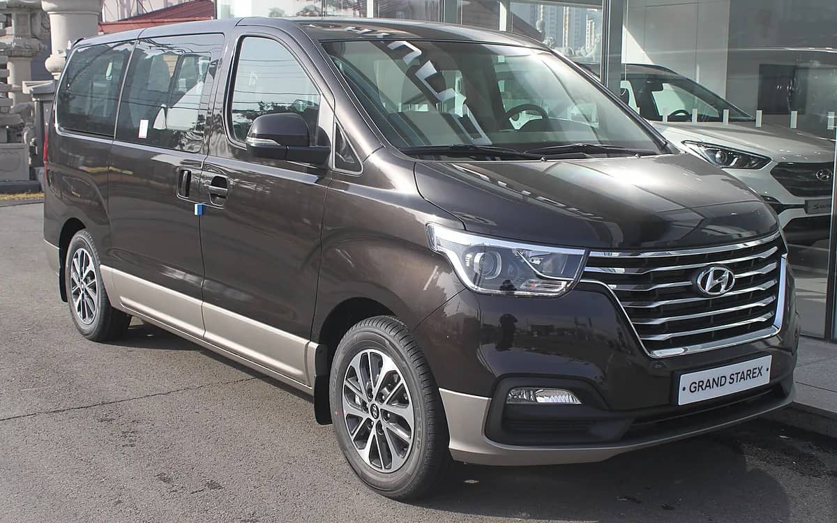 Van: Hyundai H1 or similar